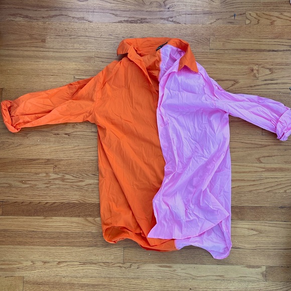 Color block button up shirt - Picture 1 of 3